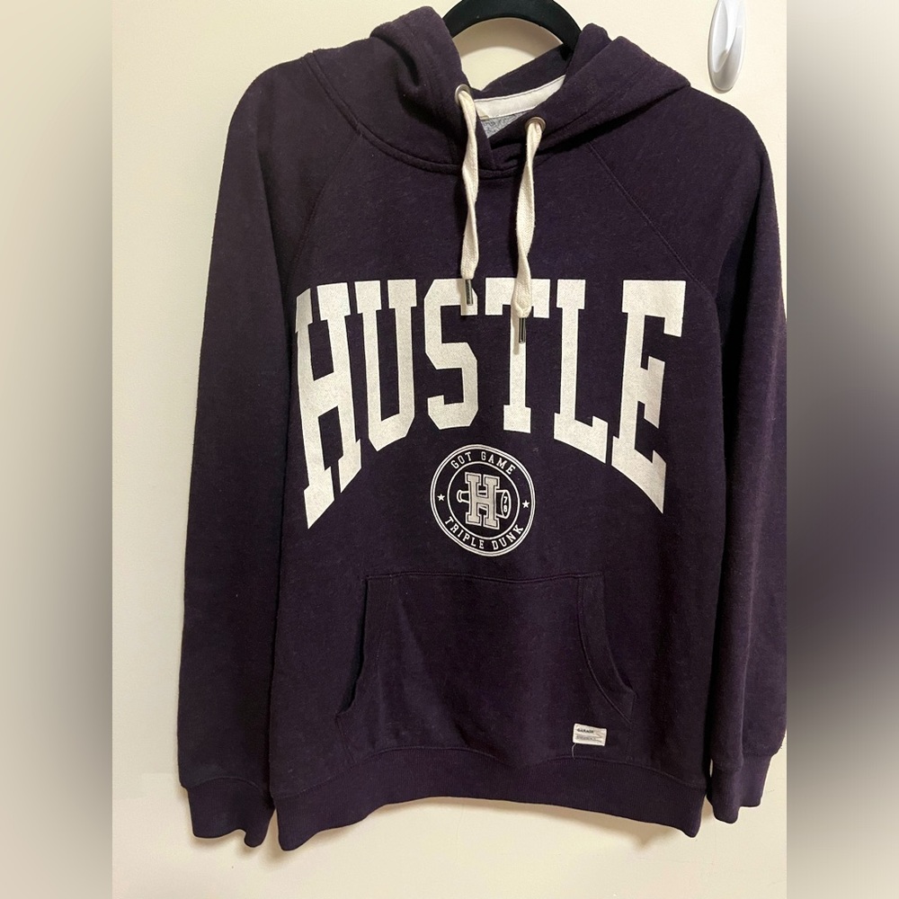 Dark Purple “Hustle” Hoodie